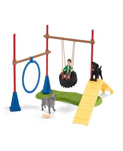 Schleich Farm World Puppy Agility Training Playset In Multi