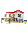 Schleich Farm World Veterinarian Practice With Pets Playset In Multi