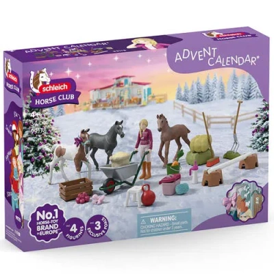 Schleich Horse Club, Holiday Foal Magic Advent Calendar 2025, Mini Toy Figurines In Multi