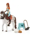 Schleich Horse Club Mia Spotty Figurine Playset In Multi