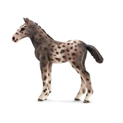 Schleich North America Knabstrupper Foal Toy Figure, White