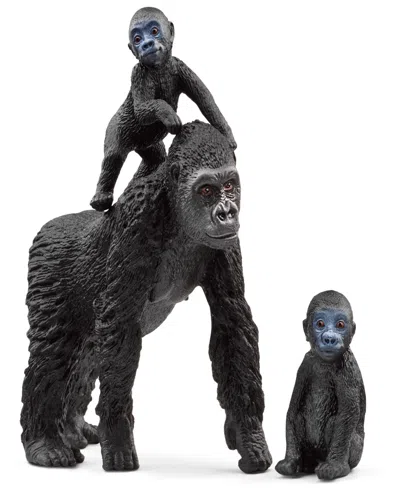 Schleich Wild Life Gorilla Family Jungle Playset In Multi