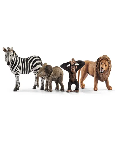Schleich Wild Life Starter Set Animal Figurine Set In Multi