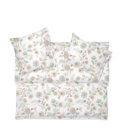 Schlossberg Cotton Ima-noblesse King Flat Sheet In Multi