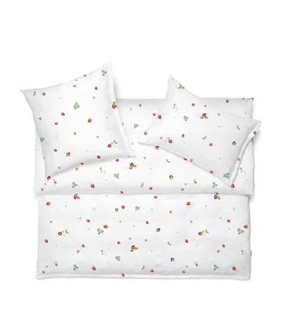 Schlossberg Cotton June King Duvet Cover In White