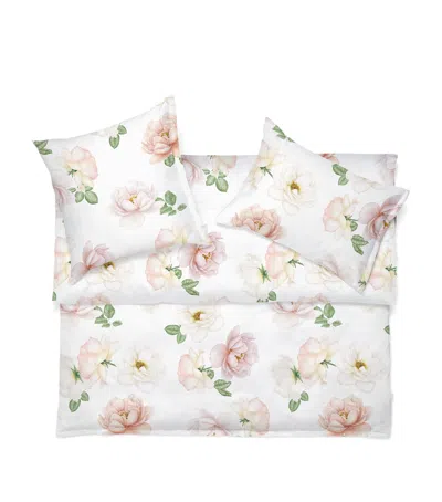 Schlossberg Cotton Rose-noblesse Super King Flat Sheet In Multi