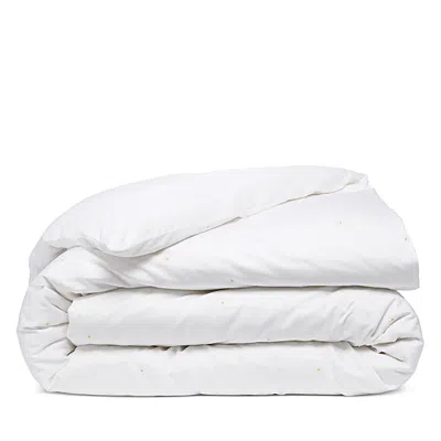 Schlossberg Daisy Embroidered Blanc Duvet Cover, King In White
