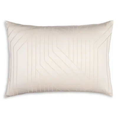 Schlossberg Ennio Beige Long Staple Cotton Knife Edge King Sham In Neutral