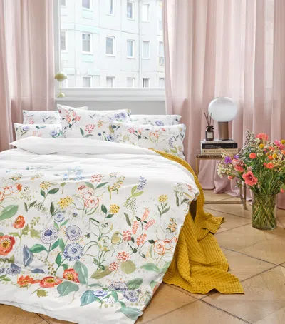 Schlossberg Floral Annika-noblesse Super King Duvet Cover In White