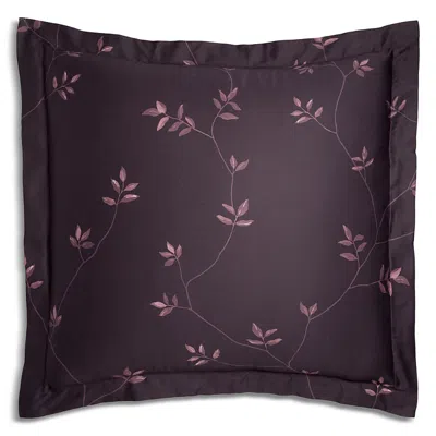 Schlossberg Gaia Aubergine Flanged Euro Sham In Brown