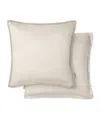 Schlossberg Linen Solene Cushion Cover 56cm X 56cm In Neutral