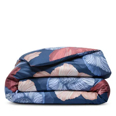 Schlossberg Mona Bleu Duvet Cover, Queen In White