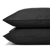 Schlossberg Noblesse Standard Pillowcase, Pair In Black