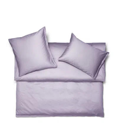 Schlossberg Noblesse Super King Flat Sheet In Purple