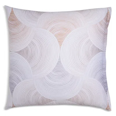Schlossberg Ruben Beige Knife Edge Euro Sham In Pink