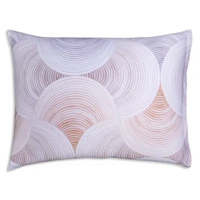 Schlossberg Ruben Beige Knife Edge Standard Sham In Blue