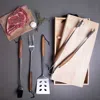 Schmidt Brothers Bbq Bonded Teak 4-pc. Grill Set