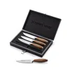 Schmidt Brothers Cutlery Bonded Ash 4-pc. Jumbo Steak Knife Set In Teak