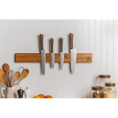 Schmidt Brothers Cutlery Schmidt Brothers™ Cutlery Acacia 24" Wall Bar In Brown