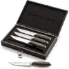 Schmidt Brothers Cutlery Bonded Ash 4-piece Steak Set In Black