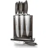 Schmidt Brothers Cutlery Bonded Ash 7-piece Knife Block Set In Gray