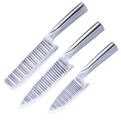 Schmidt Brothers Cutlery Schmidt Brothers™ Cutlery Evolution 3-piece Knife Set In Silver
