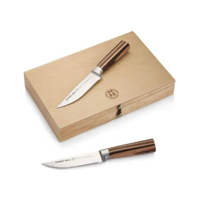 Schmidt Brothers Cutlery Farmhouse 4-piece Steak Set In Brown