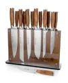 Schmidt Brothers Cutlery Zebra Wood 15-pc. Knife Block Set In Brown