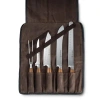 Schmidt Brothers Cutlery Zebra Wood 6-piece Bbq Knife Set In Brown
