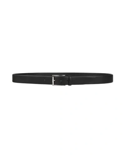 Schmitt & Lair Man Belt Black Size 52 Leather