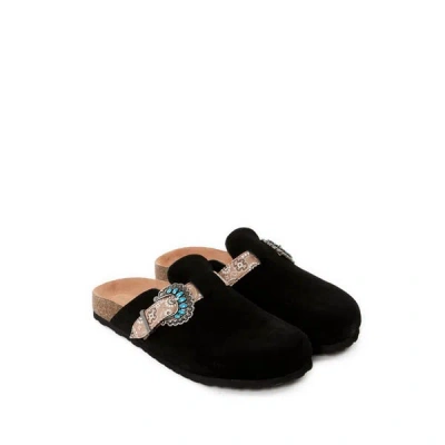 Schmoove Mules Paloma En Cuir In Black
