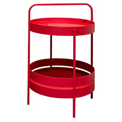 Pre-owned Schönbuch Albert Red Side Table By Sebastian Herkner