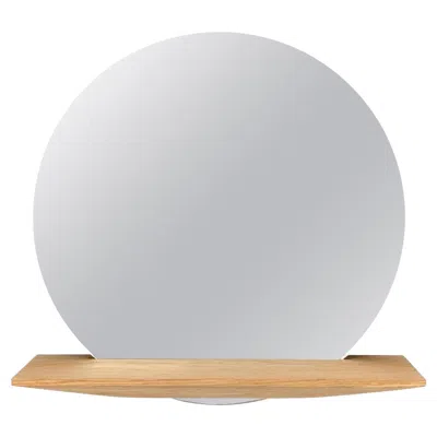 Pre-owned Schönbuch Customizable Schonbuch Cut Mirror With Shelf By Studio Taschide In Brown
