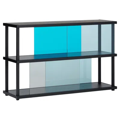 Pre-owned Schönbuch Customizable Schonbuch Solid Wood & Glass Cores Shelf By Leandra Eibl In Brown