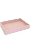 Schönbuch Large Tally Wooden Valet Tray (26cm X 35cm) In Pink