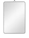 Schönbuch Medium View Wooden Wall Mirror (60cm X 40cm) In Black