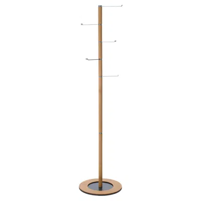 Pre-owned Schönbuch Pivot Walnut Coat Stand By Jorge Pensi Designstudio In Brown