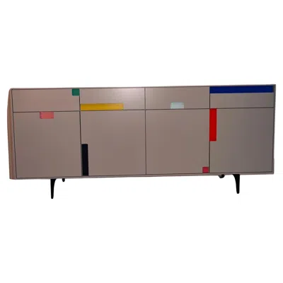 Pre-owned Schönbuch Schonbuch Canvas Low Sideboard By Christian Haas In Stock In Gray