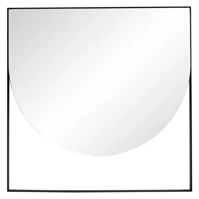 Pre-owned Schönbuch Schonbuch Geo Semi Oval Wall Mirror By Bao-nghi Droste In Gray