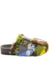 Scholl 35mm Embellished Heeled Mules In Multi
