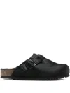 Scholl Boston Shearling Clogs In Black