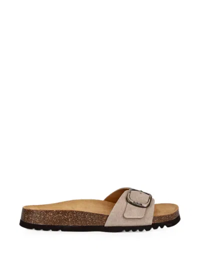 Scholl Buckle-fastening Slides In Multi