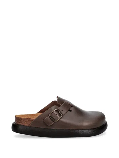 Scholl Fae Buckle-strap Mules In Multi