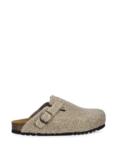 Scholl Fae Fur Mules In Multi
