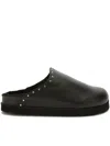 Scholl Fae Studs Shoes In Black