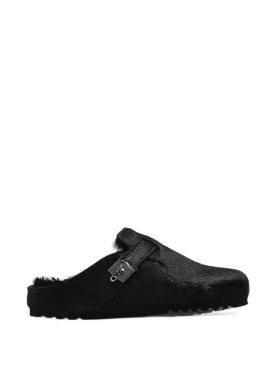 Scholl Grace Buckled Mules In Multi
