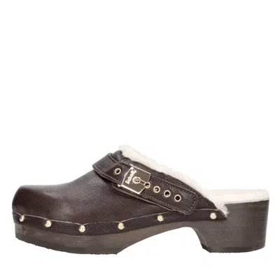 Scholl Iconic Sandals Brown In Marrone Scuri