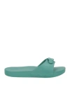 Scholl Iconic Woman Sandals Sage Green Size 10 Rubber