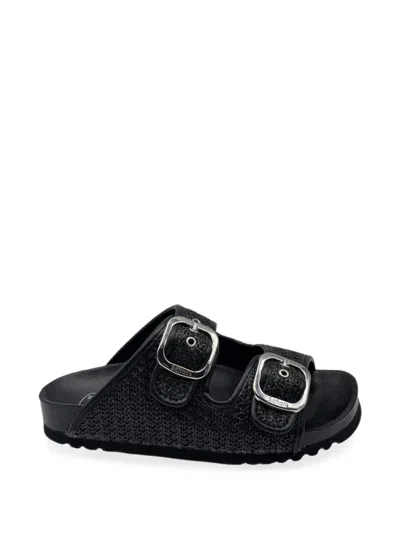 Scholl Noelle Buckle-fastening Sandals In Black