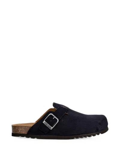 Scholl Olivier Buckle-fastening Slippers In Animal Print